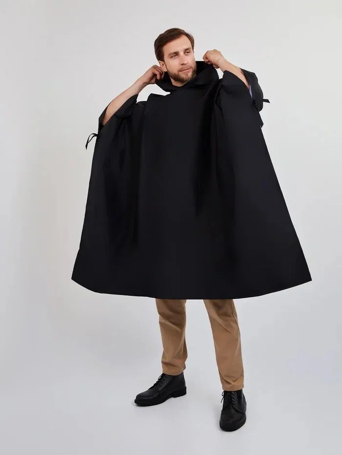 Плащ-дождевик MOGOTEX черный (21ШС6-3) - фото 3