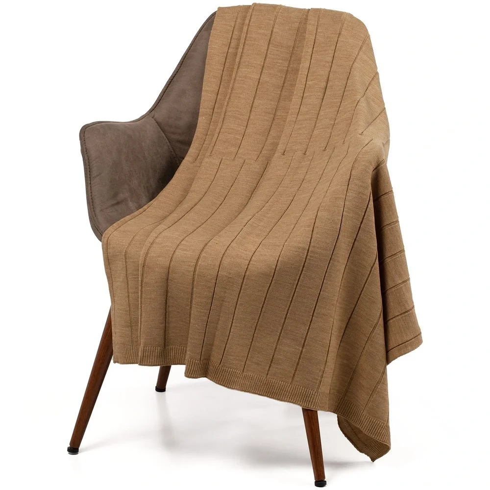 Плед Bambolay, бежевый 110х170 см - фото 1