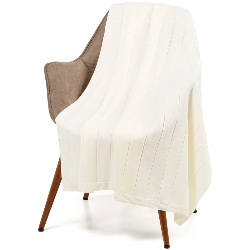 Плед Bambolay, молочно-белый 110х170 см - фото 1