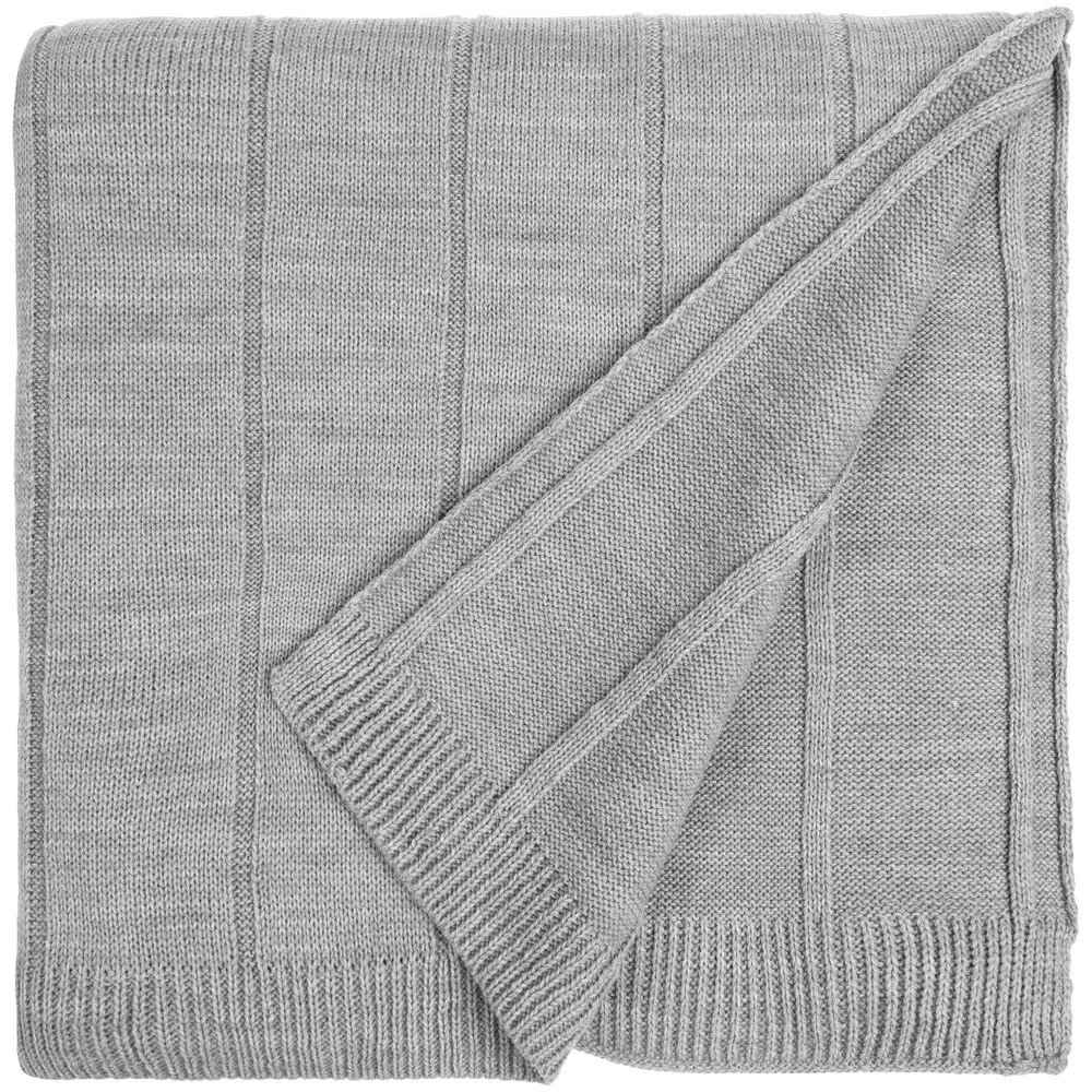 Плед Bambolay, светло-серый 110х170 см - фото 2