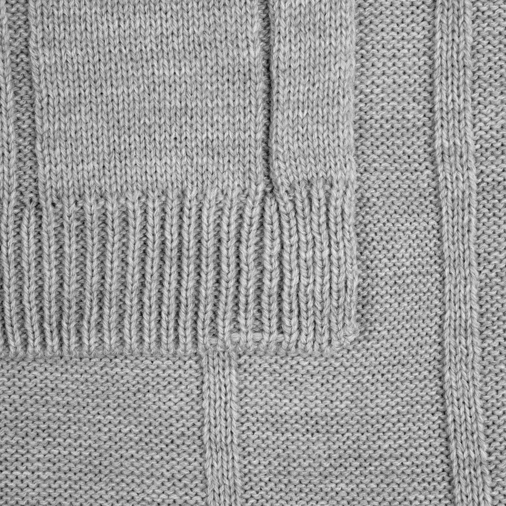 Плед Bambolay, светло-серый 110х170 см - фото 3