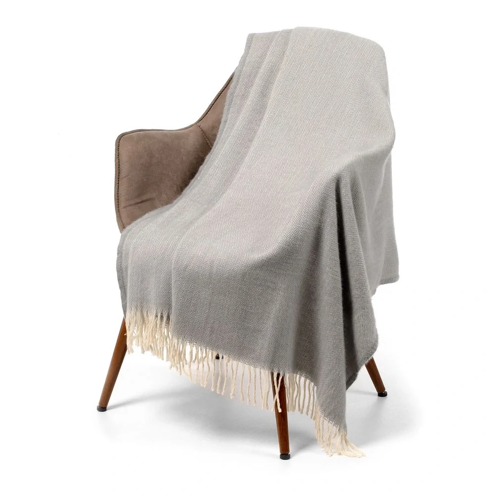 Плед Bilbo, серый 140х200 см - фото 10