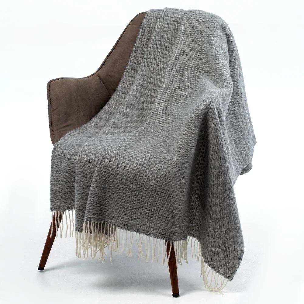 Плед Bilbo, серый 140х200 см - фото 4