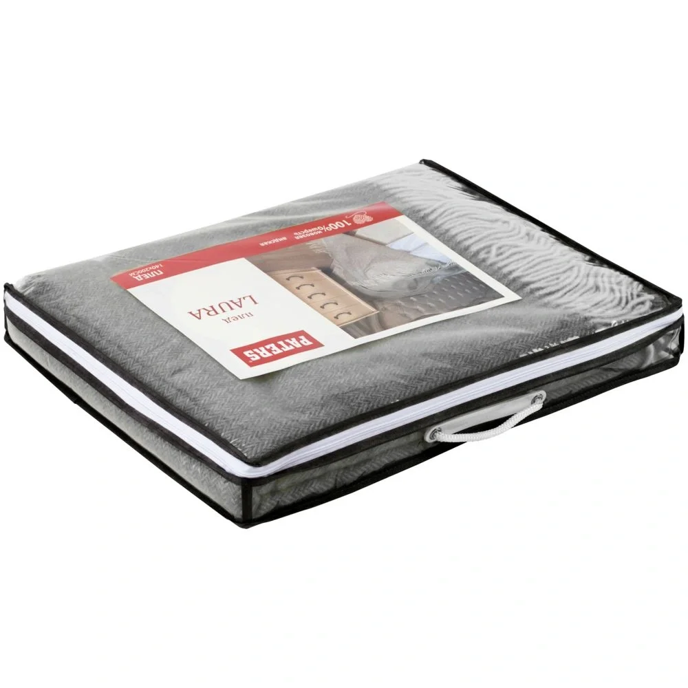 Плед Bilbo, серый 140х200 см - фото 6