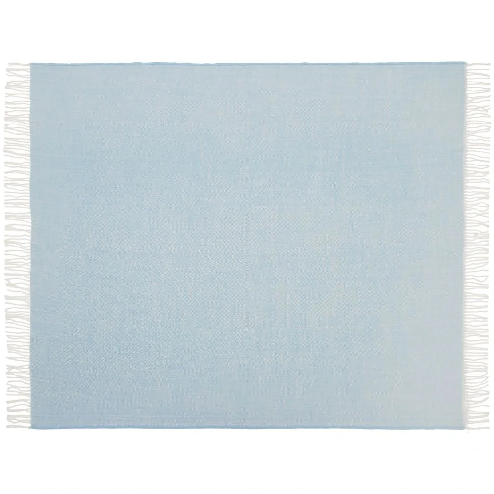 Плед Bilbo, светло-синий 140х200 см - фото 11