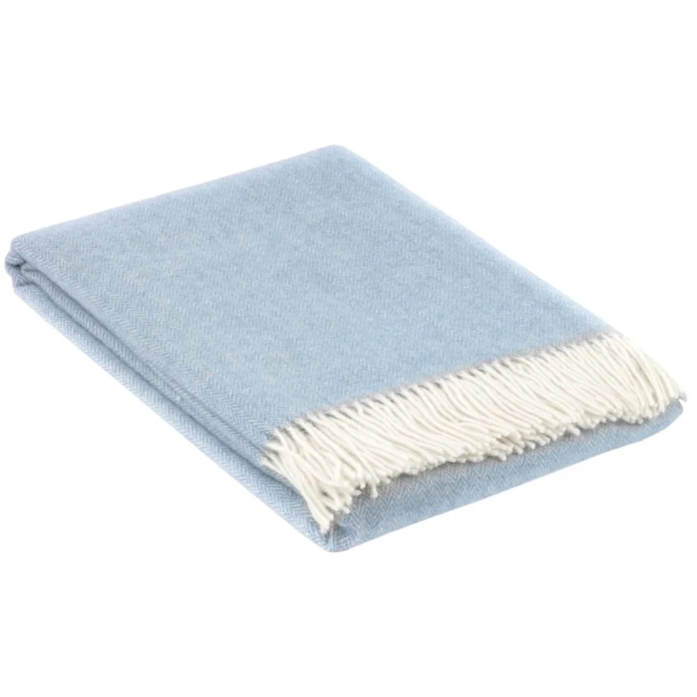 Плед Bilbo, светло-синий 140х200 см - фото 2