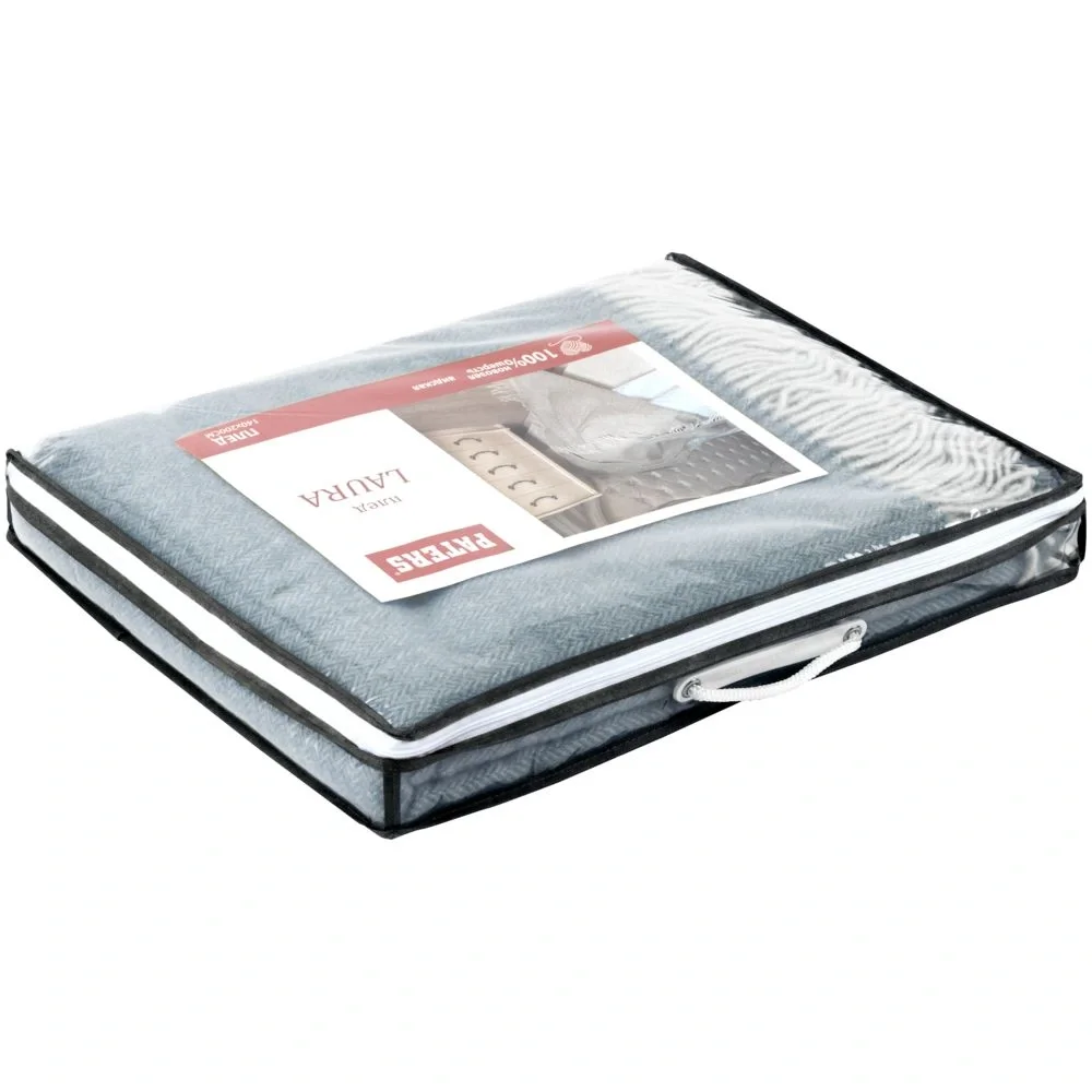 Плед Bilbo, светло-синий 140х200 см - фото 6