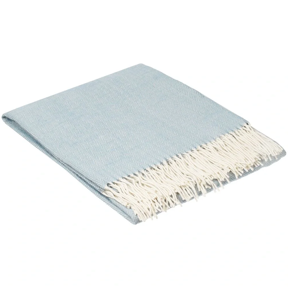 Плед Bilbo, светло-синий 140х200 см - фото 8