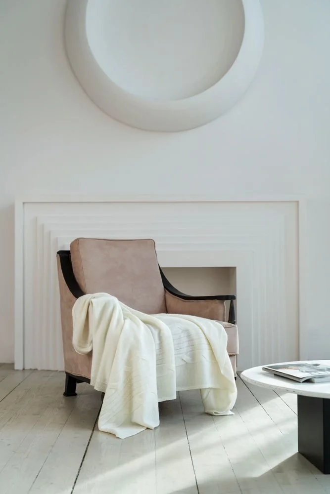 Плед Dantel, молочно-белый 110х170 см - фото 7