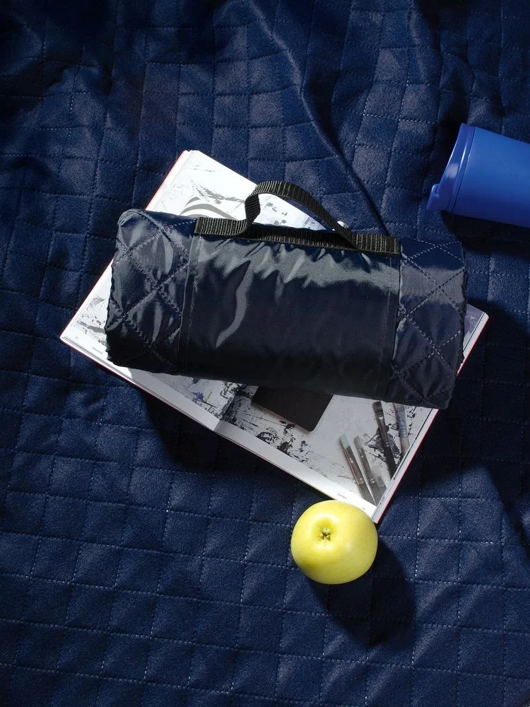 Плед для пикника Comfy, синий 115х140 см - фото 10