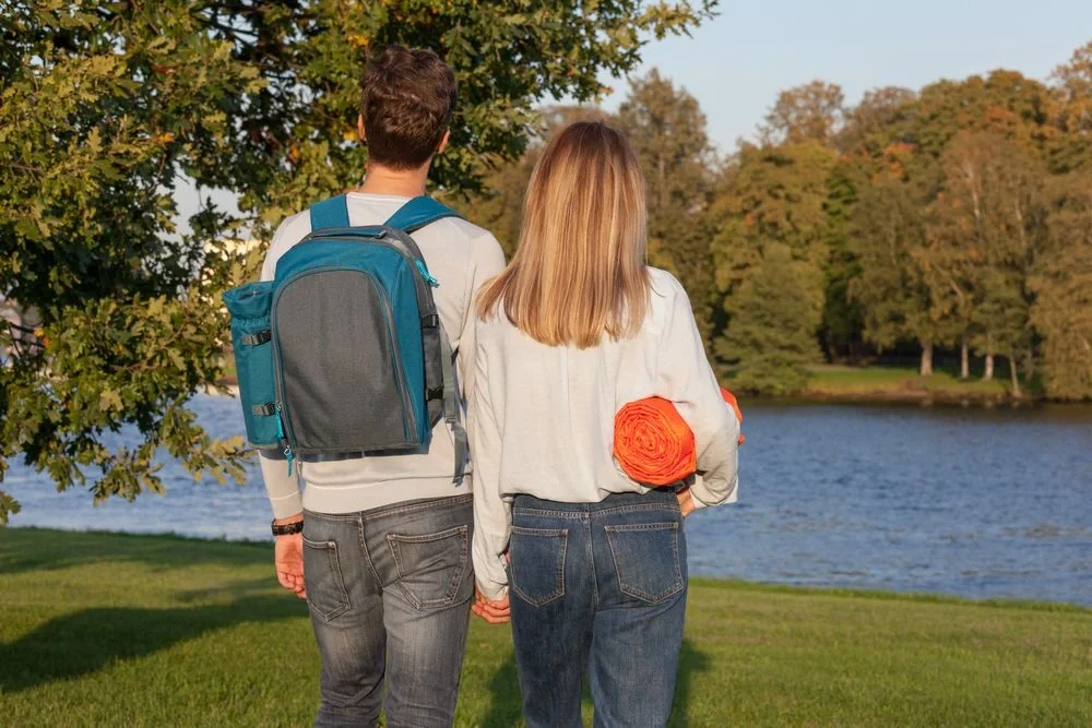 Плед для пикника Comfy, ярко-синий 115х140 см - фото 9