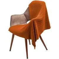 Плед Field, оранжевый 90х160 см - фото 1