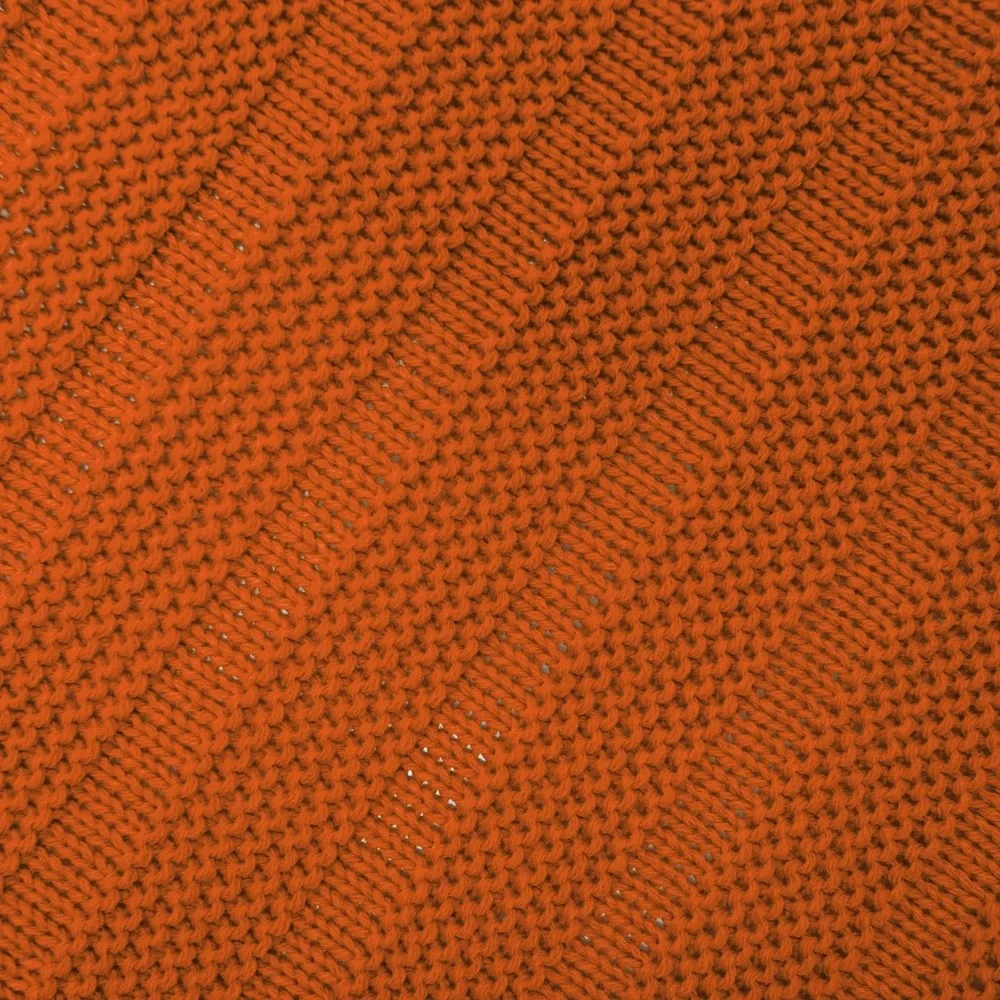 Плед Field, оранжевый 90х160 см - фото 4