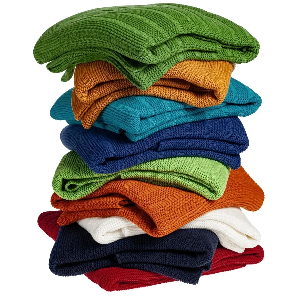 Плед Field, темно-синий 90х160 см - фото 6