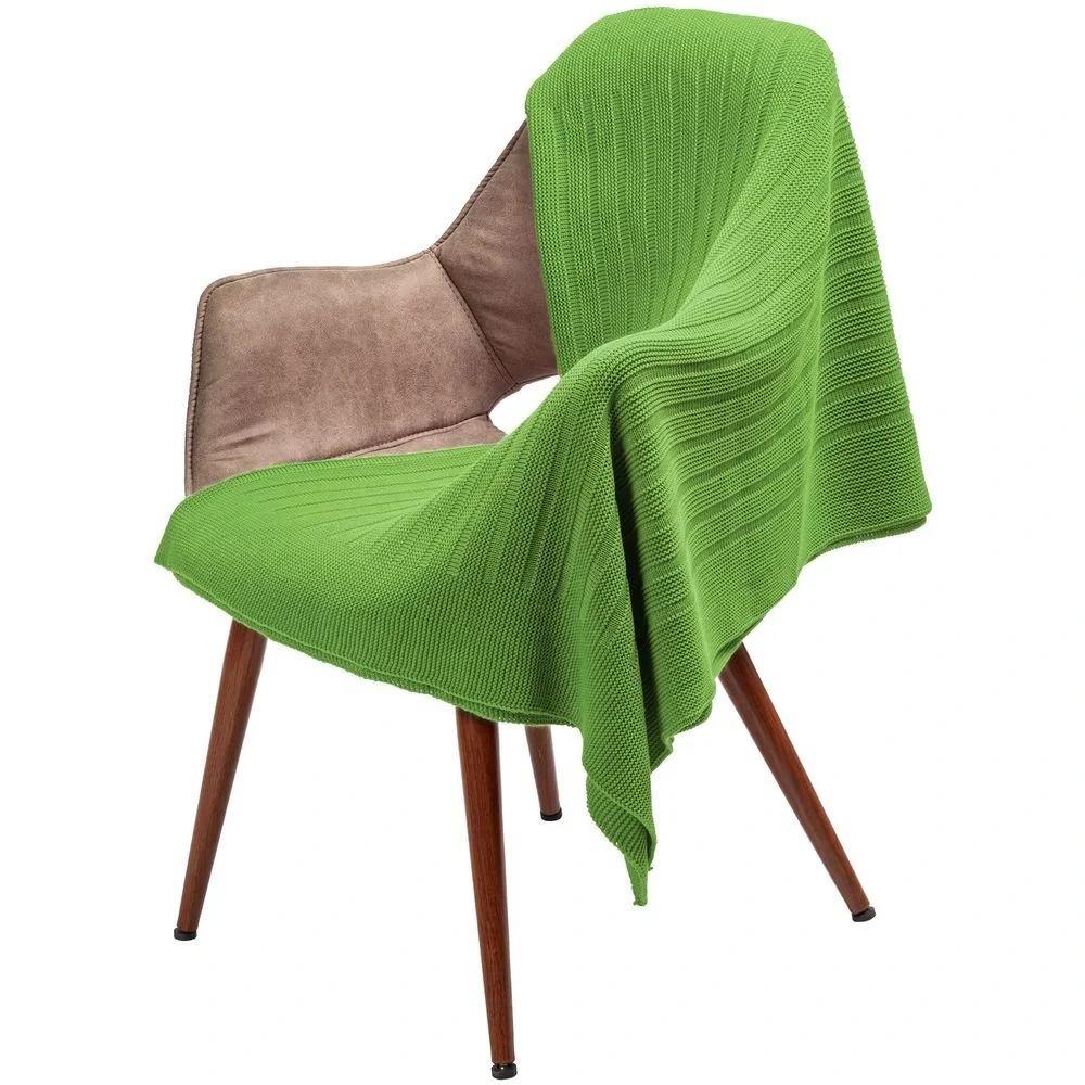 Плед Field, зеленое яблоко 90х160 см - фото 2