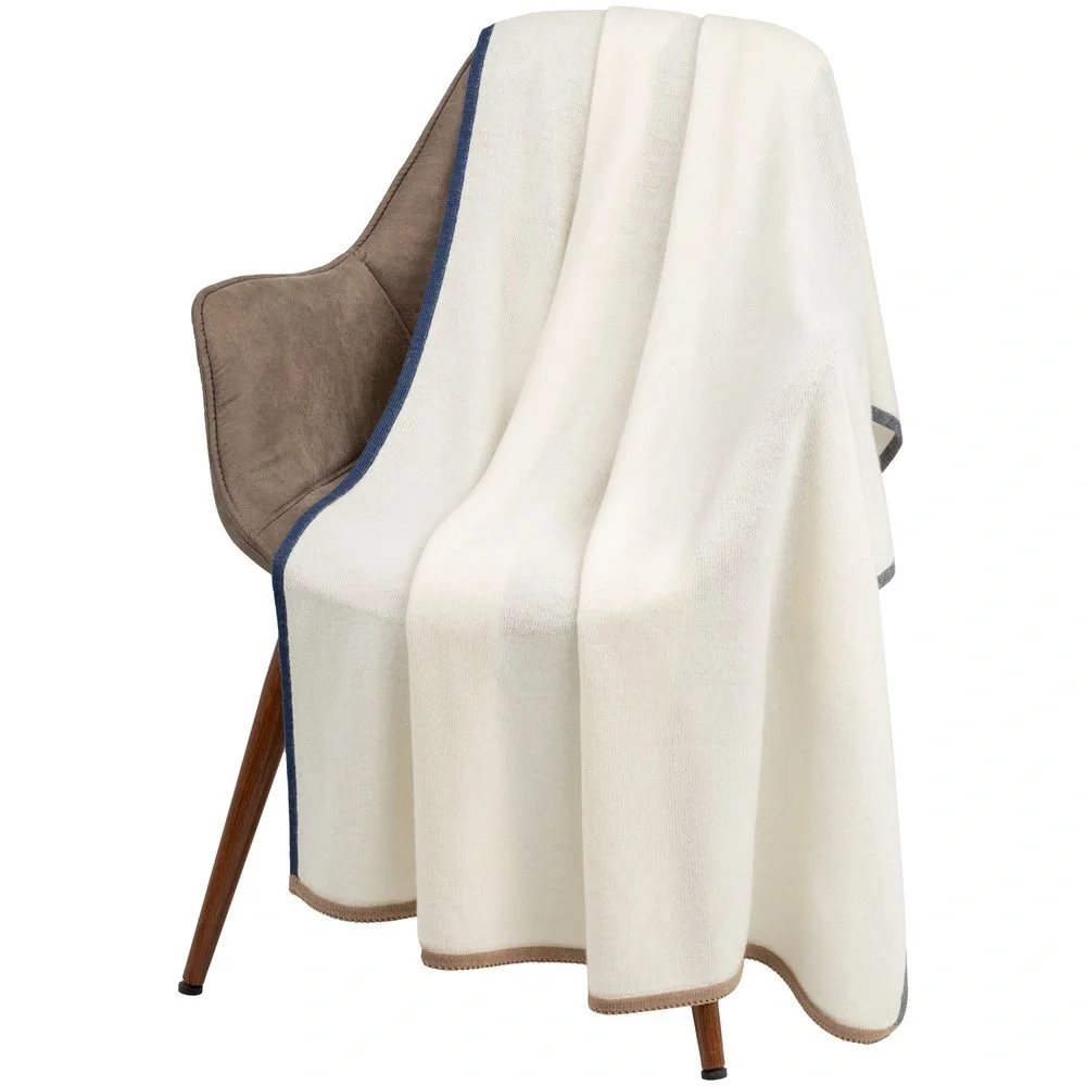 Плед Frontier, молочно-белый 105х165 см - фото 1