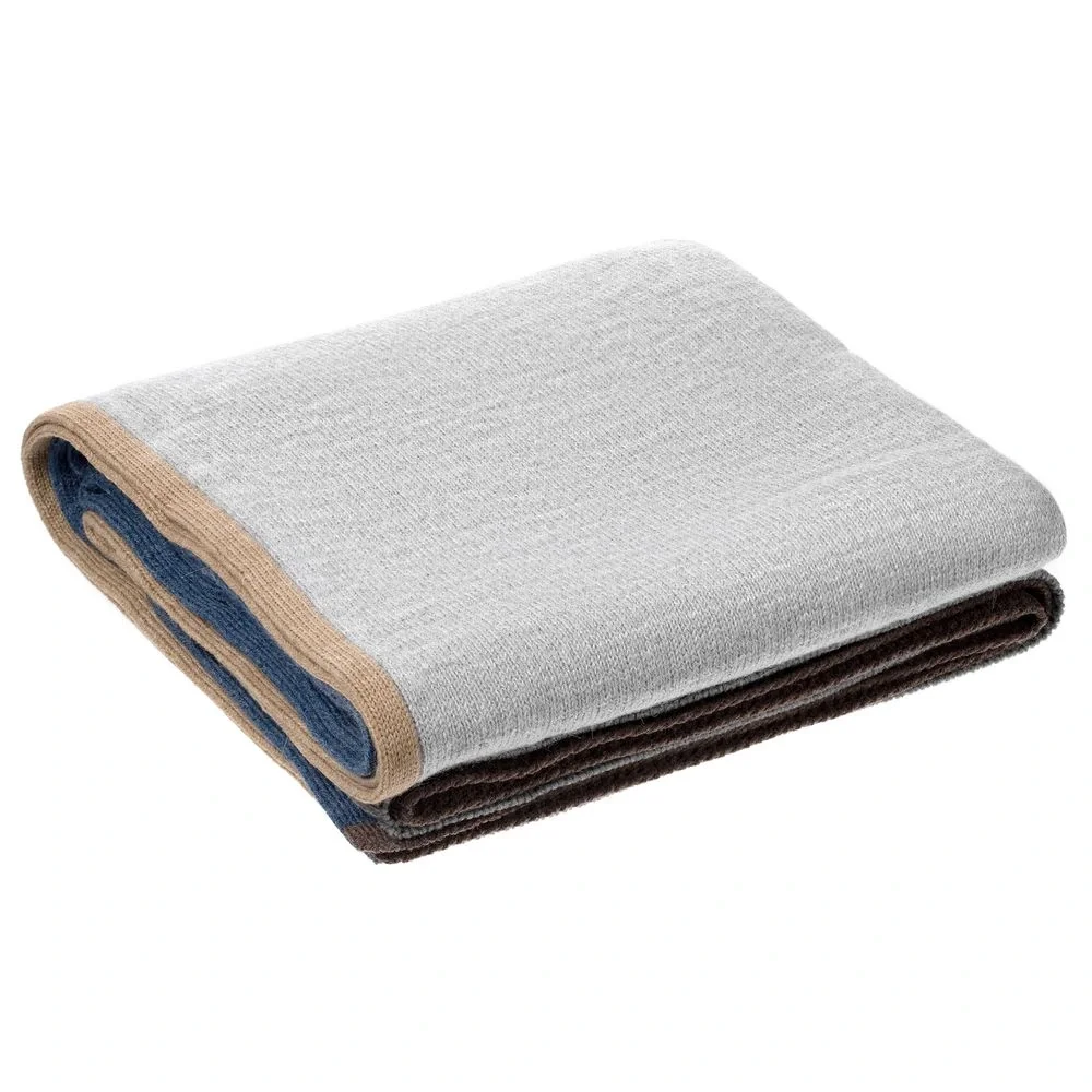 Плед Frontier, светло-серый 105х165 см - фото 5