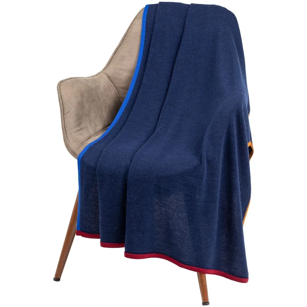 Плед Frontier, темно-синий 105х165 см - фото 1