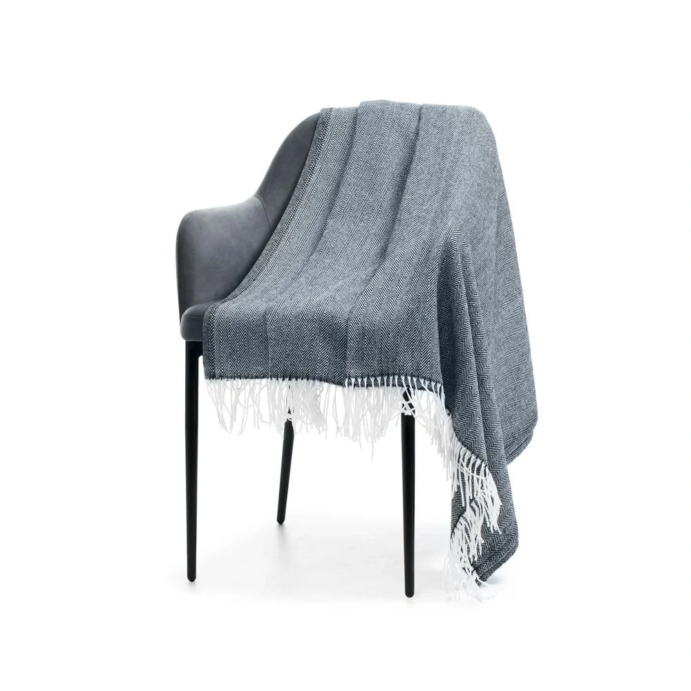 Плед «Гирвас», серый 150х200 см - фото 4