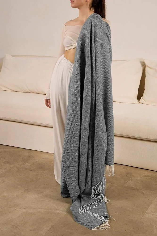 Плед «Гирвас», серый 150х200 см - фото 7