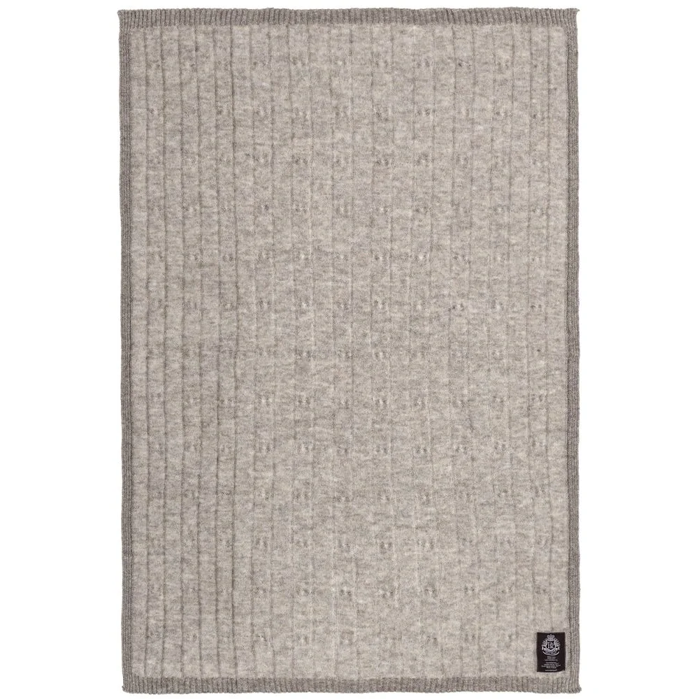 Плед Grasse, бежево-серый 130х170 см - фото 10