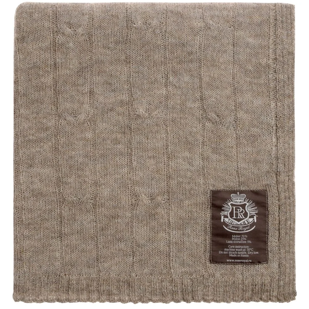 Плед Grasse, бежево-серый 130х170 см - фото 2