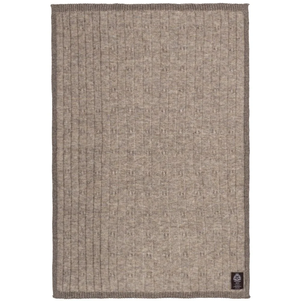 Плед Grasse, бежево-серый 130х170 см - фото 4