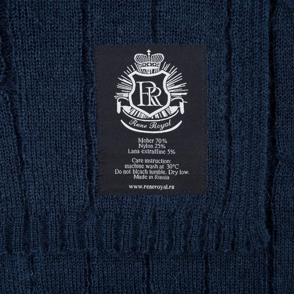 Плед Grasse, синий 130х170 см - фото 11