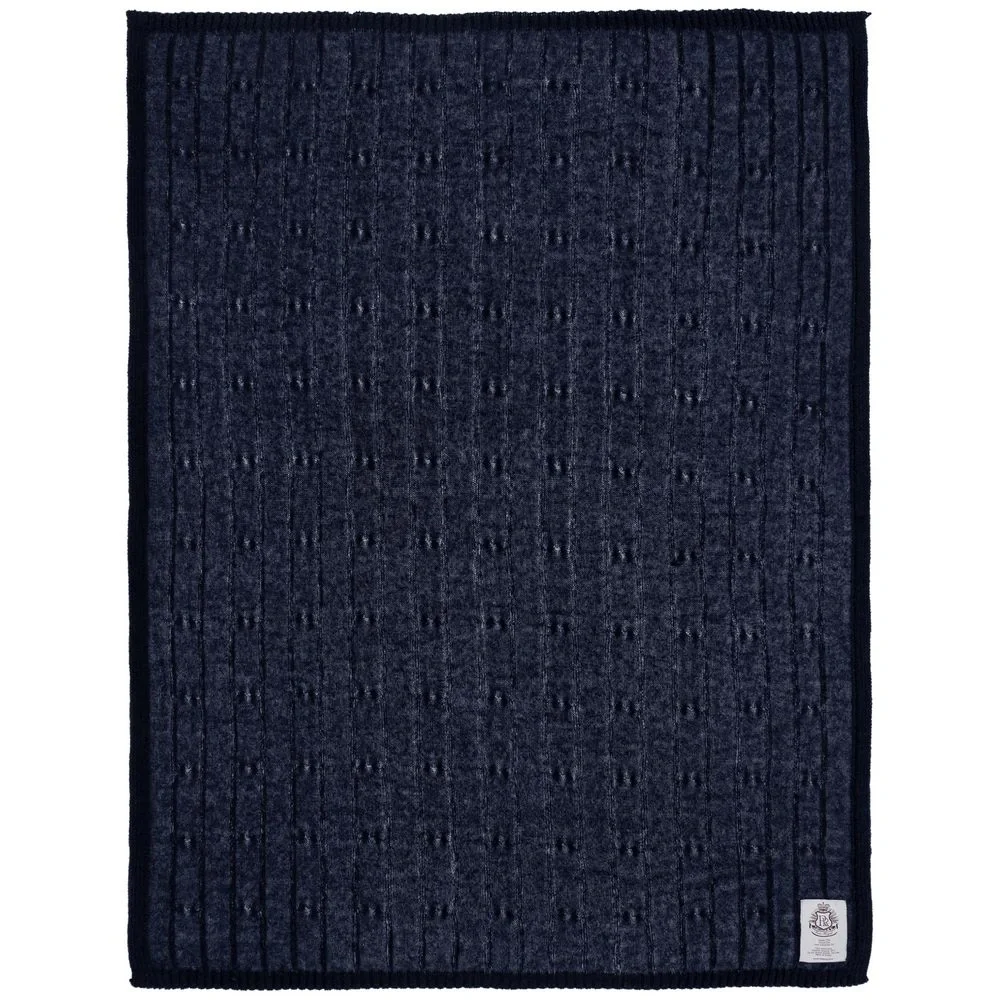 Плед Grasse, синий 130х170 см - фото 4