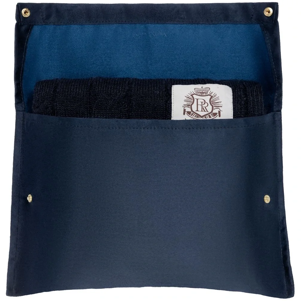 Плед Grasse, синий 130х170 см - фото 6