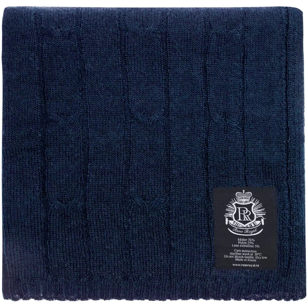 Плед Grasse, синий 130х170 см - фото 8