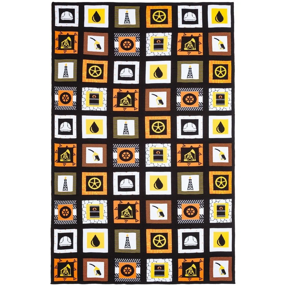 Плед Industry, нефть и газ 100х165 см - фото 4