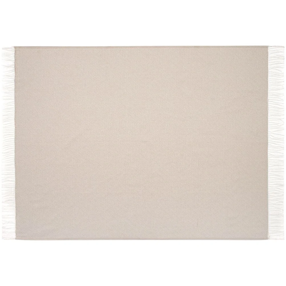 Плед «Капри», бежевый 140х200 см - фото 4