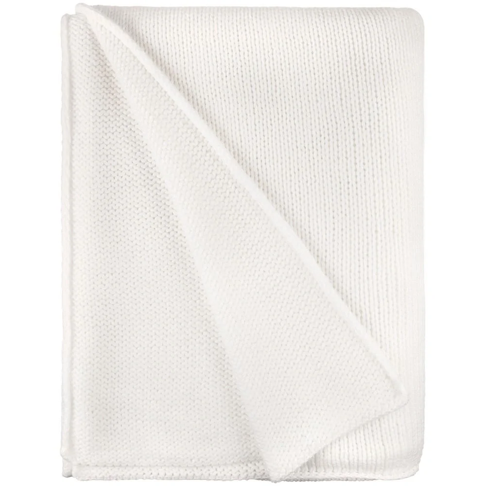 Плед Knitly, белый 160x200 см - фото 3