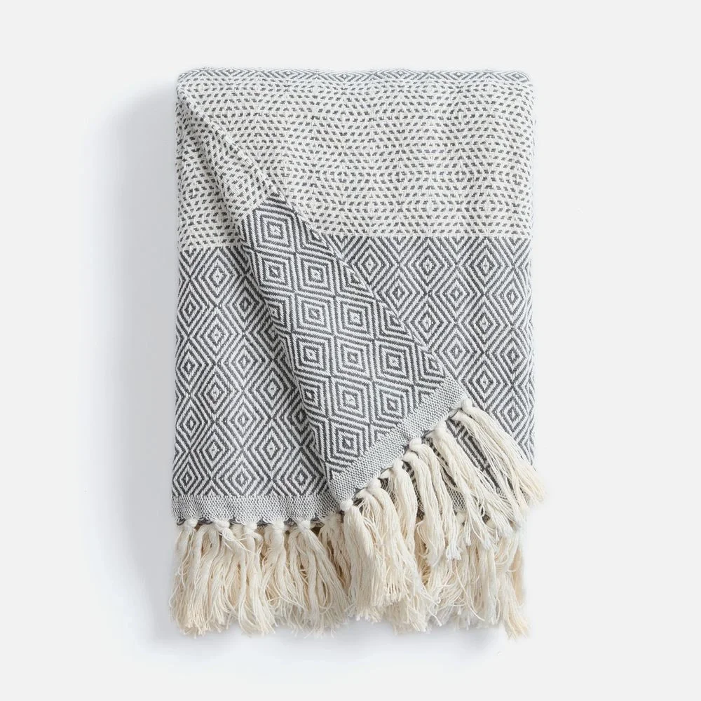 Плед Ladakh, серый 130x160 см - фото 3