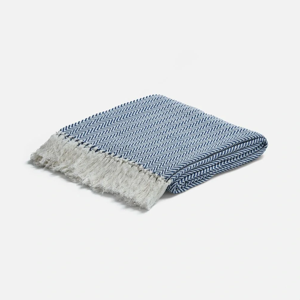 Плед Landour, синий 130x160 см - фото 2