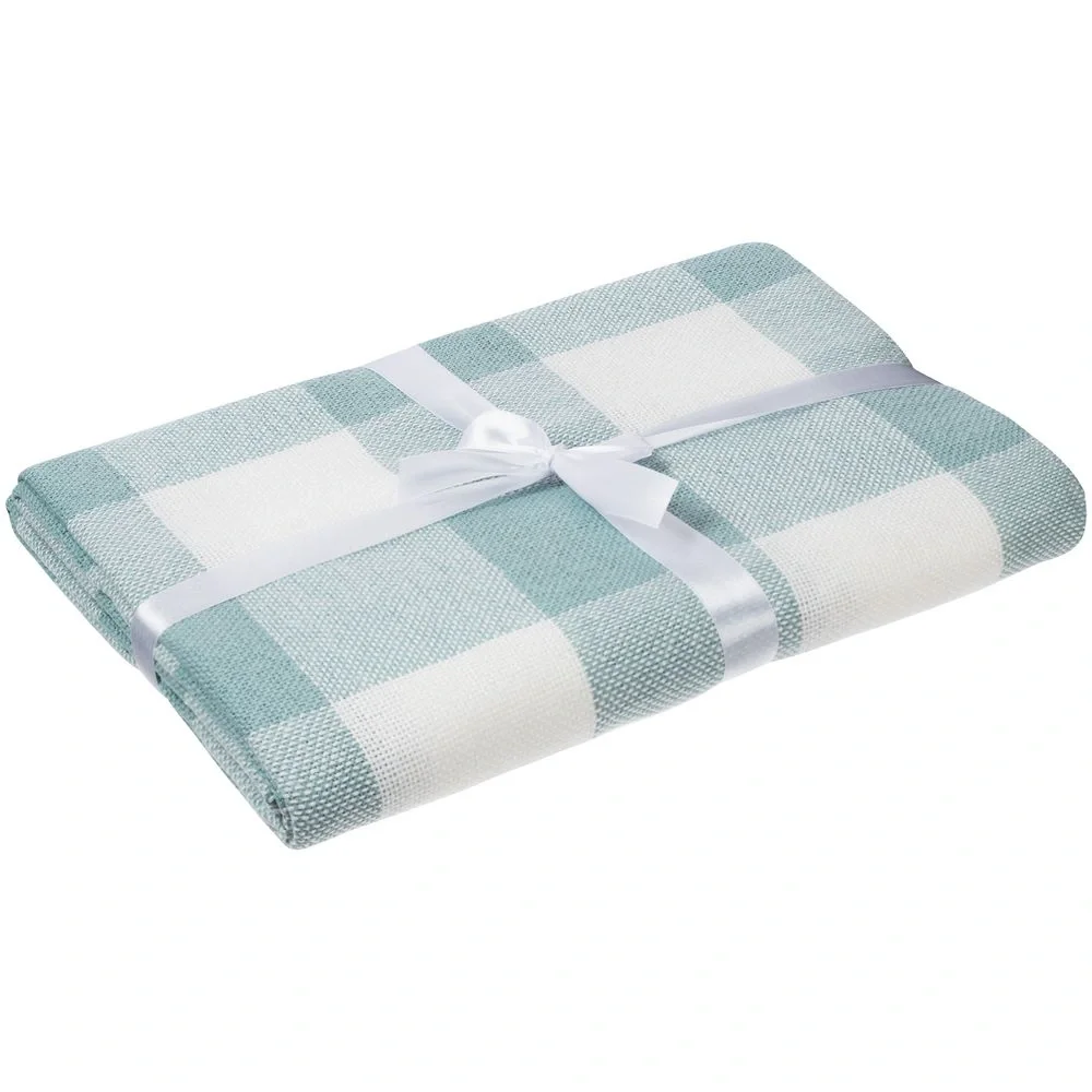 Плед London, бирюзовый 140х200 см - фото 3