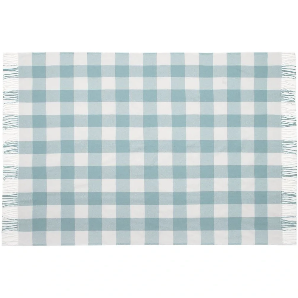 Плед London, бирюзовый 140х200 см - фото 5