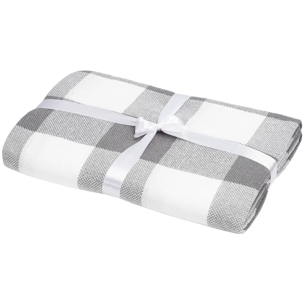 Плед London, серый 140х200 см - фото 3