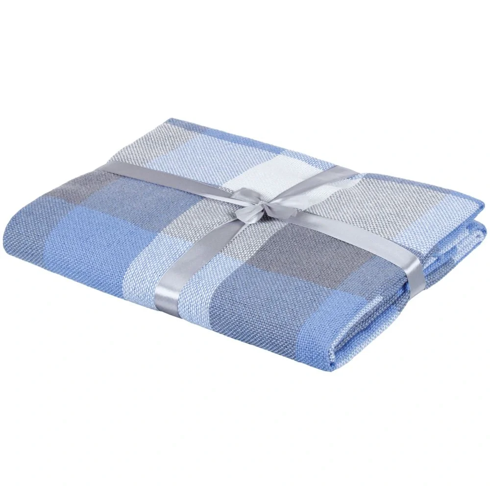 Плед London, синий 140х200 см - фото 1