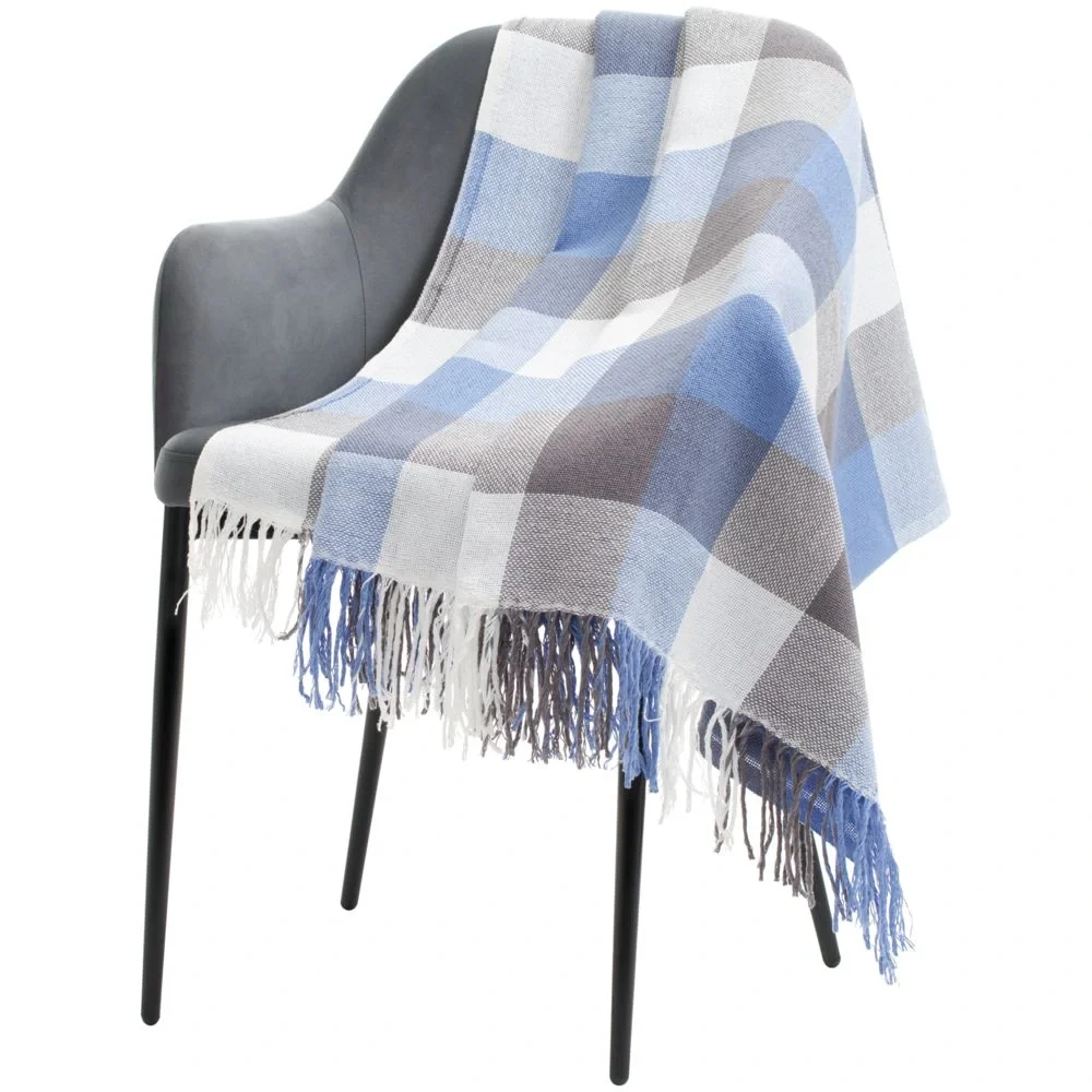 Плед London, синий 140х200 см - фото 2