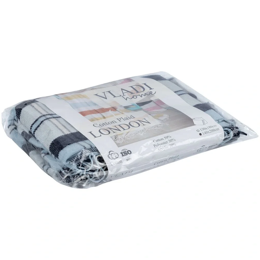 Плед London, синий - фото 6