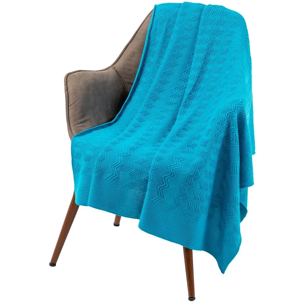 Плед Marea, бирюзовый - фото 5