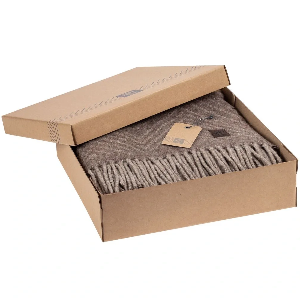 Плед Morena, бежево-коричневый - фото 8