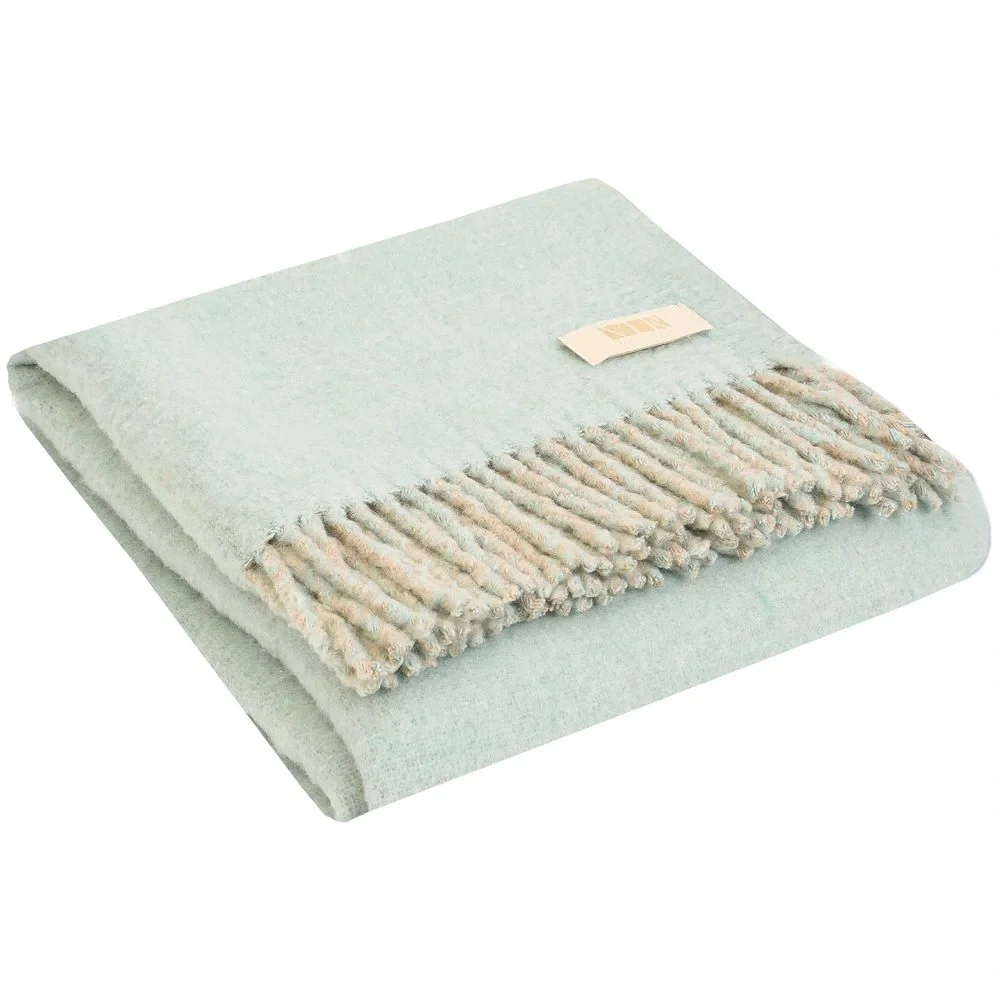 Плед Mumbai Duo, голубой 120х180 см - фото 1