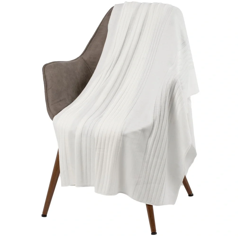 Плед Pail Tint, молочный 110х170 см - фото 6