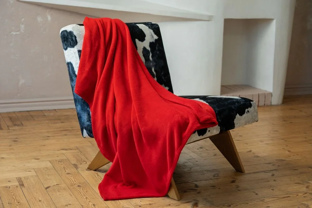 Плед Plush, красный 125x150 см - фото 5