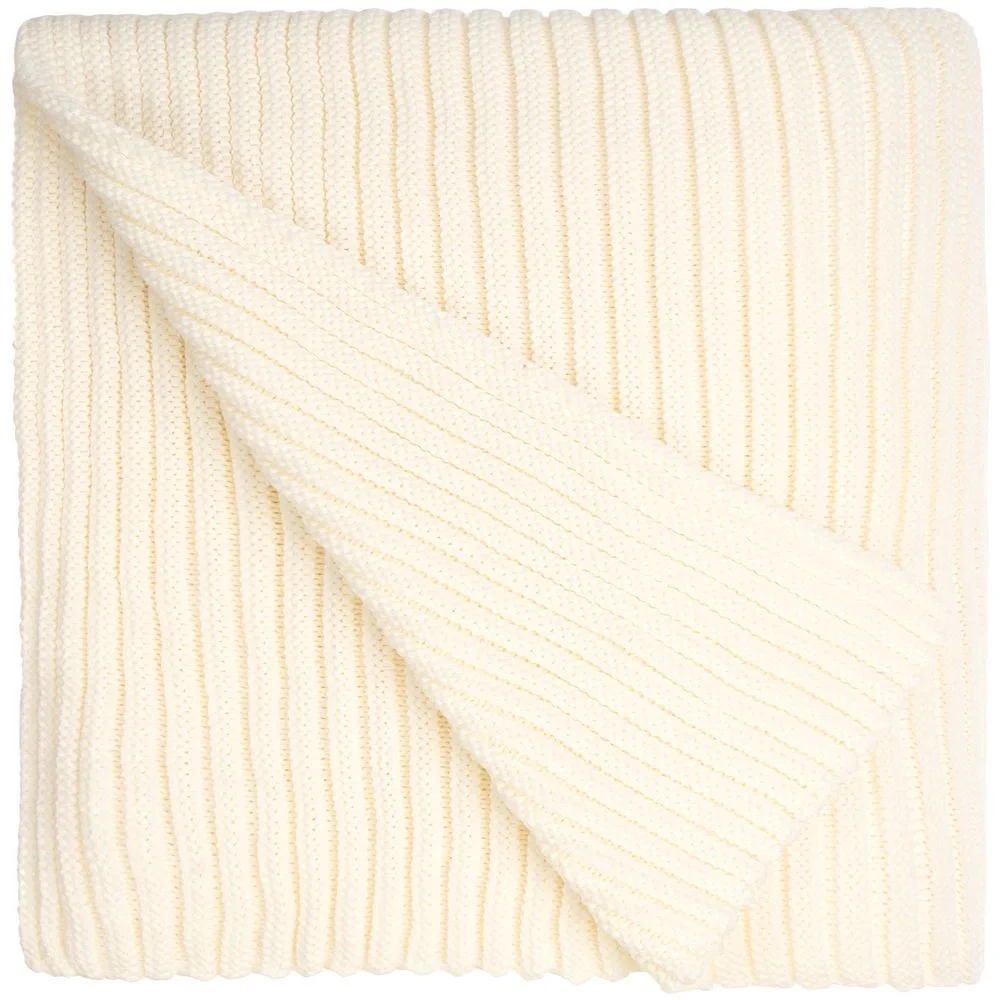 Плед Quill, белый (молочный) 110x170 см - фото 2