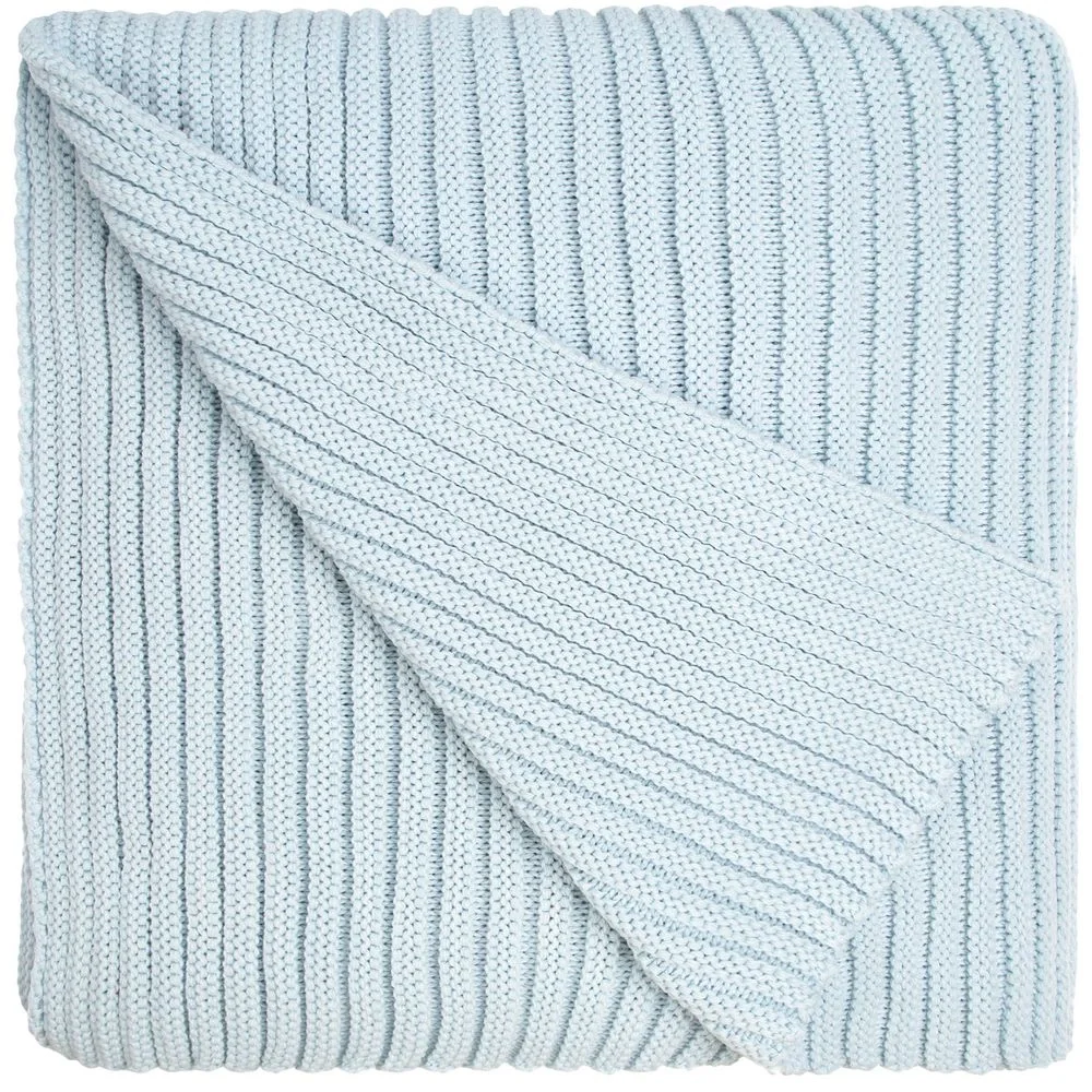 Плед Quill, светло-голубой 110x170 см - фото 2