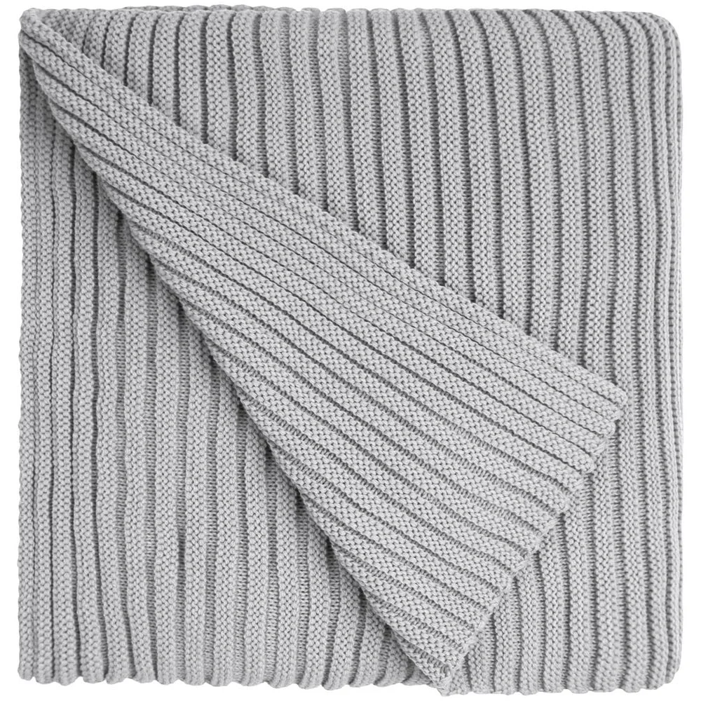 Плед Quill, светло-серый 110x170 см - фото 2